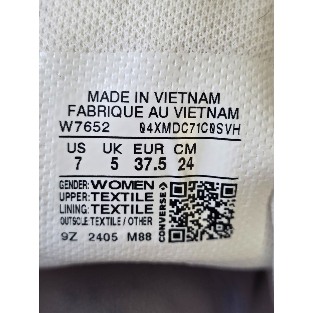 Converse All Star Women's Sneakers Size 7 White Low Top Lace Up Shoes W7652 - Picture 15 of 15